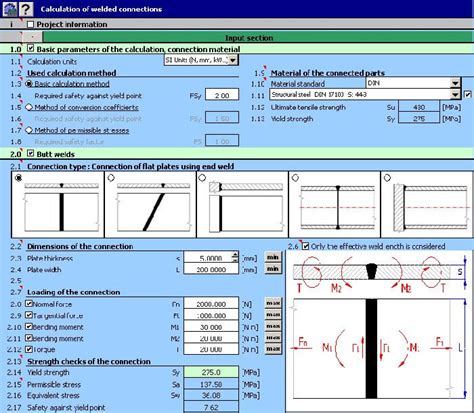 MITCalc Welded Connections Design And Strength Control Of Statically