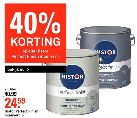 Histor Perfect Finish Muurverf Aanbieding Bij Karwei