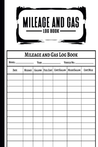 Mileage and Gas Log Book: Mileage and Gas Tracker for Business and ...