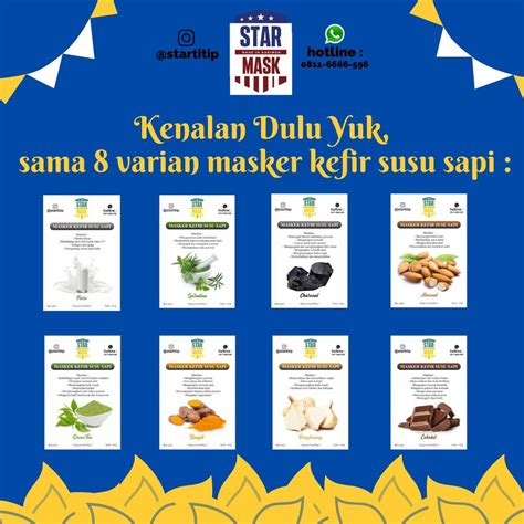 Jual Masker Kefir Susu Sapi Satuan Per Sachet Shopee Indonesia