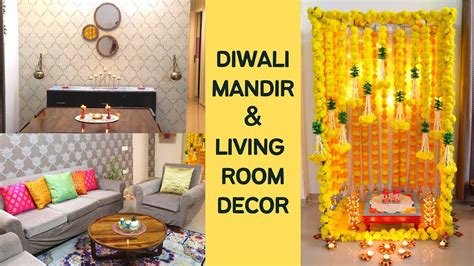 Diwali Mandir Setup Living Room Decor Decoration Ideas Geetika Arya You