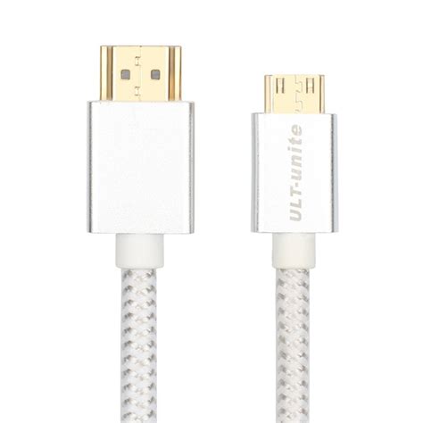 ULT Unite Gold Plated Head HDMI 2 0 Male To Mini HDMI Male Nylon