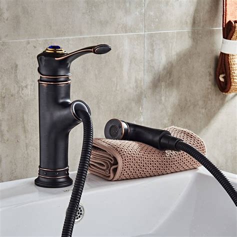 Luxury Basin Faucets Pull Out Gold Bathroom Sink Crane Copper Sink Wc Mixer Taps Hot And Cold