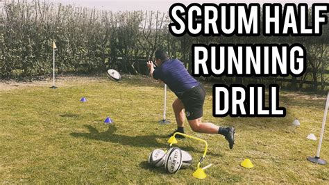 Scrum Half Running Drill Half Back Passing Drill Rugby Union Youtube