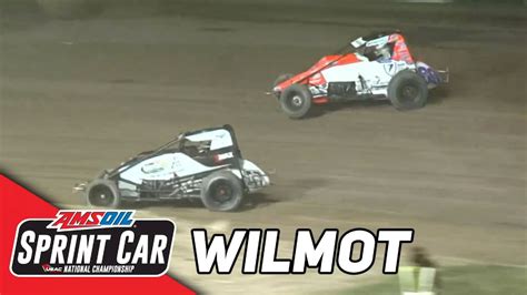 HIGHLIGHTS USAC AMSOIL National Sprint Cars Wilmot Raceway June 24