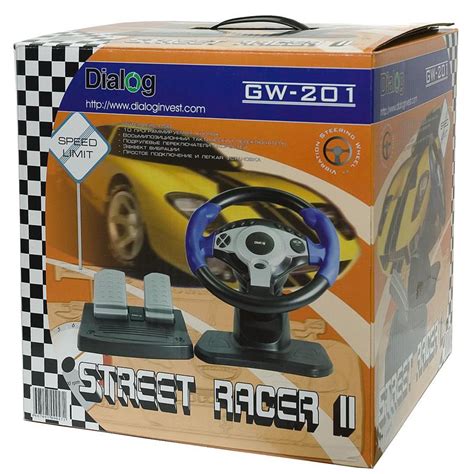 Архив - Игровой руль для ПК с вибрацией Dialog GW-201