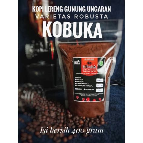 Jual Kopi Bubuk Robusta 400 Gram Khas Gunung Ungaran Shopee Indonesia