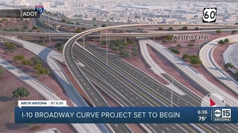 I 10 Broadway Curve Project To Expand After The Holidays YouTube