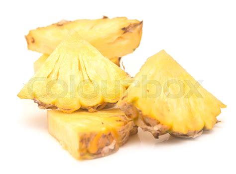 pieces of pineapple | Stock image | Colourbox