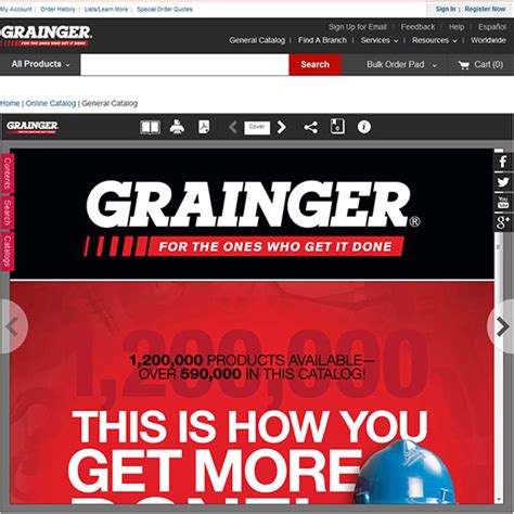 How To Use The Grainger Online Catalog Finding Products Grainger