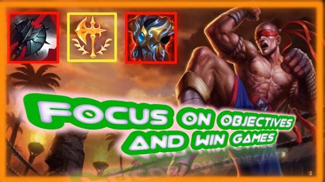 WILD RIFT LEE SIN JUNGLE GAMEPLAY FOCUS ON OBJECTIVES AND WIN GAMES