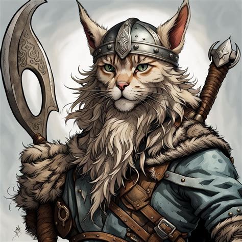 Viking Cat Ai Generated Artwork Nightcafe Creator