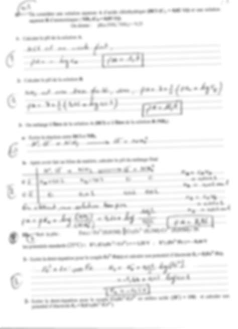 SOLUTION Chimie Des Solutions Examens Corrig S 01 Studypool