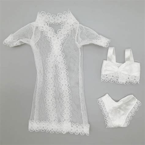 Sexy Pajamas Lingerie Nightwear Lace Long Coat Underwear Clothes For 1 6 Doll EBay