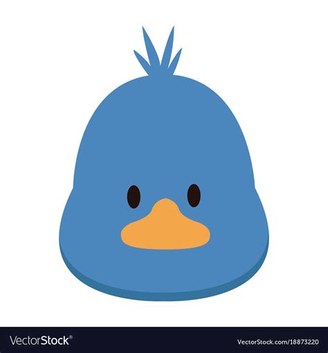 Cartoon Bird Head