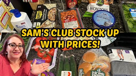 Sams Club Haul With Prices Sams Club Haul Grocery Haul Pantry