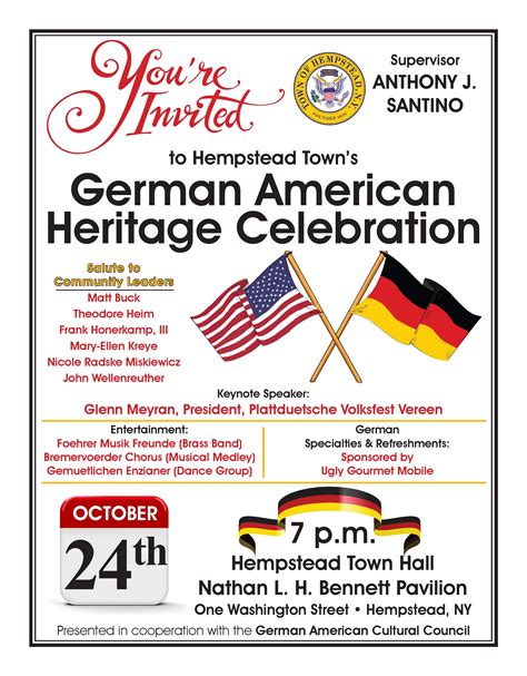 German American Heritage Award Celebration - German-American Steuben ...