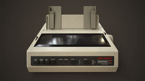 Old Printer Model - TurboSquid 2185401