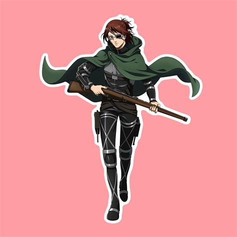 Hange Zoë AOT – Laptop Sticker - PureArtz