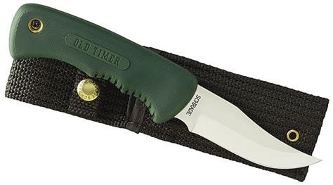 Schrade Safe T Grip Guidemaster Fixed Skinning Blade Nylon Sheath