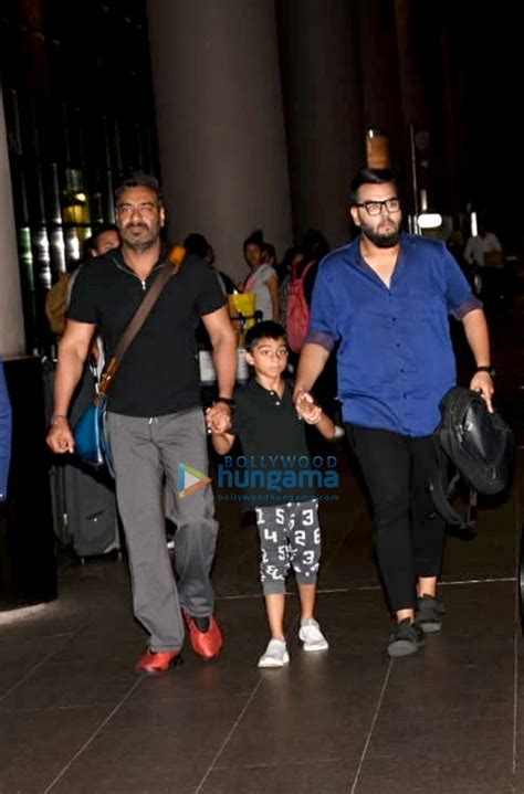 Ajay Devgn Deepika Padukone And Others Snapped At The Airport