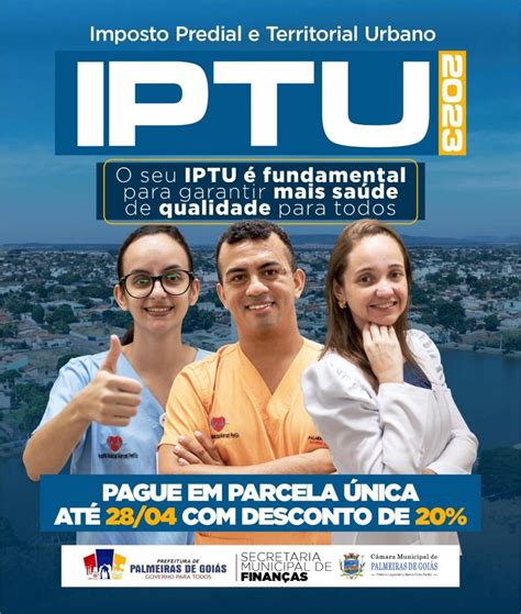 PAGUE SEU IPTU EM DIA Prefeitura Municipal De Palmeiras