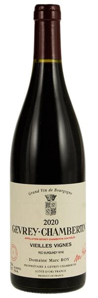 Domaine Marc Roy Gevrey Chambertin Vieilles Vignes Pinot Noir