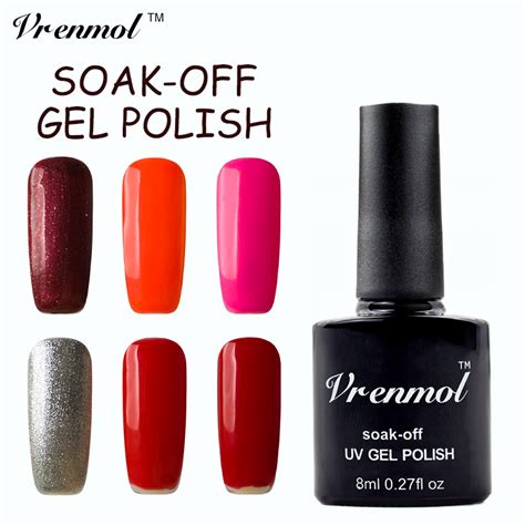 Vrenmol 8ml Gorgeour Light Series Set Gel Polish Soak Off Uv Nail Gel Polish Semi Permanent