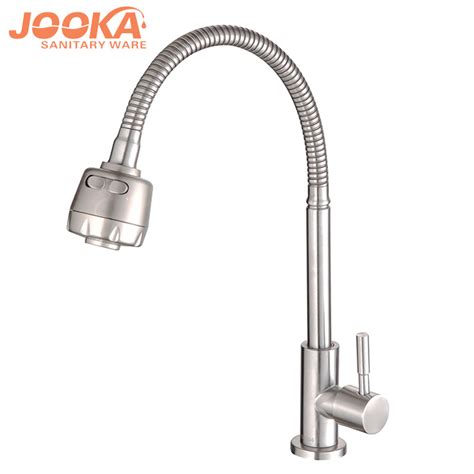 SUS 304 Stainless Steel Cold Water Tap Kitchen Sink Flexible Hose