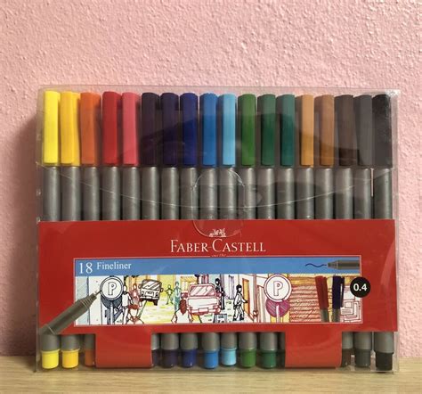 Faber Castell Fineliner Colour Pen Set Of Pens Ebay