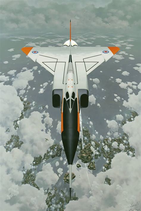 The Avro Arrow Painting By Robert Vanderhorst Saatchi Art