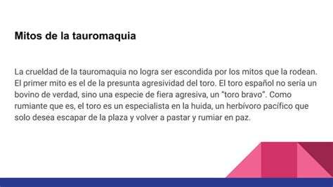 La Tauromaquia PPT