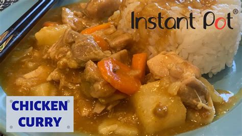 Instant Pot Chicken Curry Japanese Style Youtube