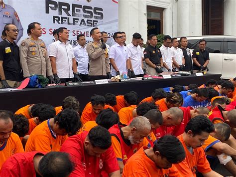 Polrestabes Surabaya Ungkap Kasus Kejahatan