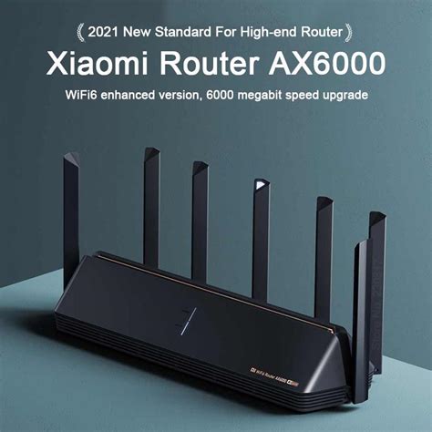 Xiaomi AX6000 AIoT Router 6000Mbs WiFi6 VPN 512MB Qualcomm CPU Mesh ...