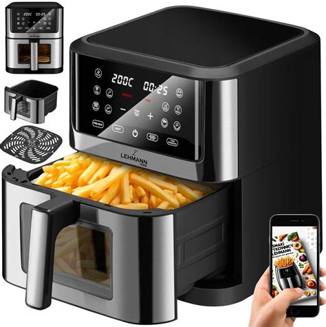 FRYTKOWNICA BEZTŁUSZCZOWA AIR FRYER FRYTOWNICA DUŻA 12 PROGRAMÓW 8l