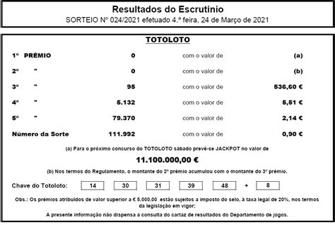 Confira Aqui A Chave Vencedora Do Totoloto Desta Quarta Feira Mais