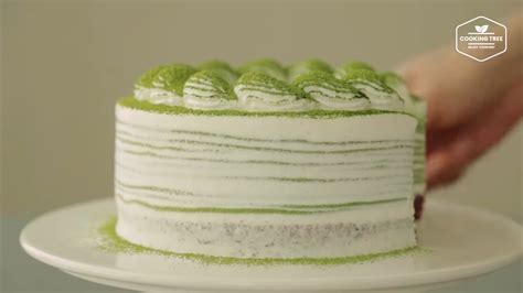 Matcha Green Tea Crepe Cake Recipe