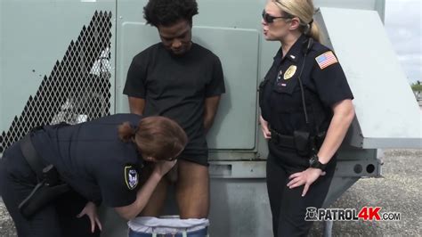 Milf Police Suck Suspect S Big Black Cock