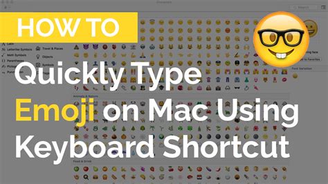 How To Quickly Type Emoji On Mac With Keyboard Shortcuts Youtube