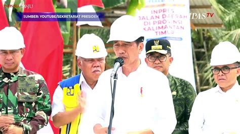 Jokowi Resmikan 10 Ruas Jalan Dan 1 Jembatan Di IKN Biayanya Segini