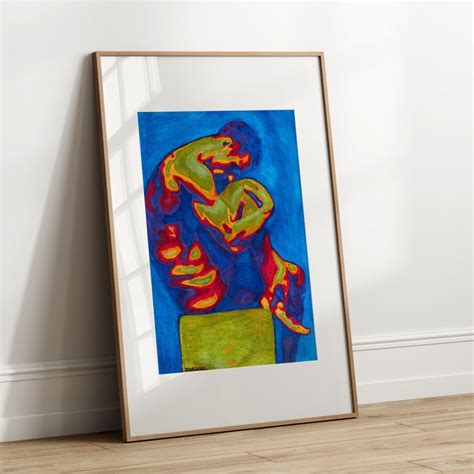Gay Art Print Nude Male Figure Drawings Of Men Homoerotic Etsy