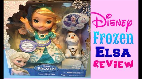 Disney Frozen Snow Glow Elsa Doll Review Youtube