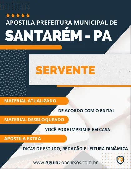 Apostila Servente Concurso Prefeitura De Santar M Pa