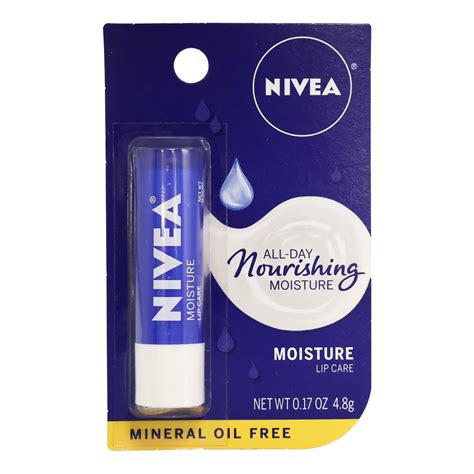 Nivea Moisture Lip Care 0 17 Oz Pack Of 24 Walmart