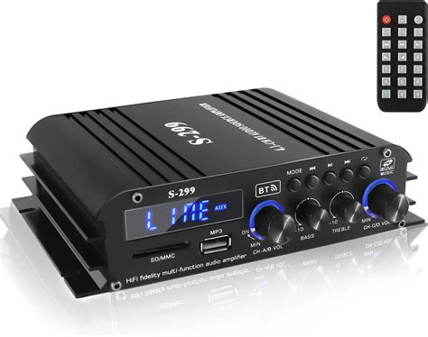 Etlephe 4 1 Canaux Amplificateur Audio Amplificateur Bluetooth 5 0