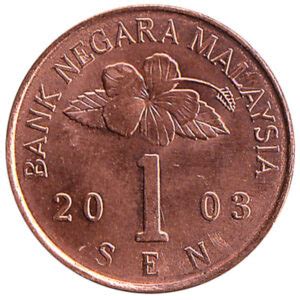 Sen Coin Malaysia Second Series Exchange Yours For Cash Today