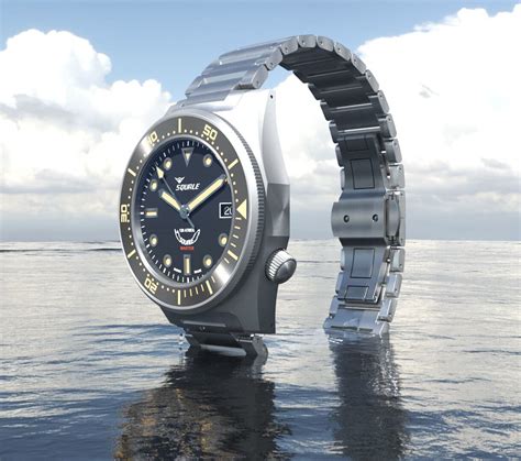 Squale Master Titanium Atm Dive Watch Monsoonal