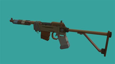 Semi Auto Rifle Rust 3d Model By Aad [dc620ce] Sketchfab