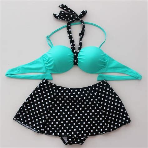 Fashion Sweet Dot Women Swimsuit Bikini Swimdress Sexy Swimwear Beach On Luulla